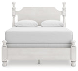 Rowlenstown Queen Poster Bed, Dresser and Mirror from Ashley Furniture - Luna Furniture