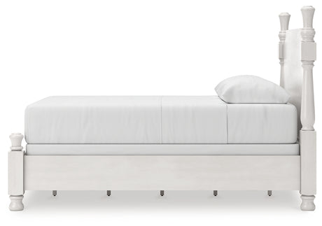 Rowlenstown Queen Poster Bed, Dresser and Mirror from Ashley Furniture - Luna Furniture
