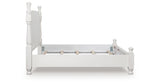 Rowlenstown Antique White King Poster Bed from Ashley Furniture - Luna Furniture