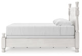 Rowlenstown Antique White Poster Bedroom Set from Ashley - Luna Furniture