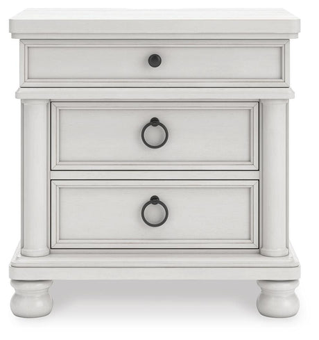 Rowlenstown Antique White Poster Bedroom Set from Ashley - Luna Furniture