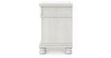 Rowlenstown Queen Poster Bed with Dresser and Nightstand in Antique White from Ashley - Luna Furniture