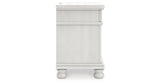 Rowlenstown Antique White Nightstand from Ashley - Luna Furniture