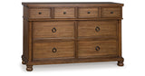Rowlenstown Brown Dresser from Ashley - Luna Furniture