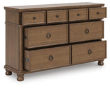 Rowlenstown Brown Dresser from Ashley - Luna Furniture