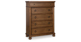Rowlenstown Brown Chest of Drawers from Ashley - Luna Furniture