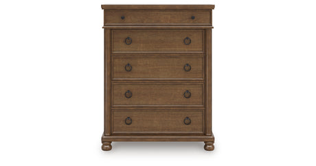 Rowlenstown Brown Chest of Drawers from Ashley - Luna Furniture