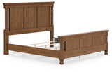Rowlenstown Brown California King Poster Bed from Ashley Furniture - Luna Furniture