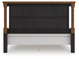 Rowlenstown Brown California King Poster Bed from Ashley Furniture - Luna Furniture