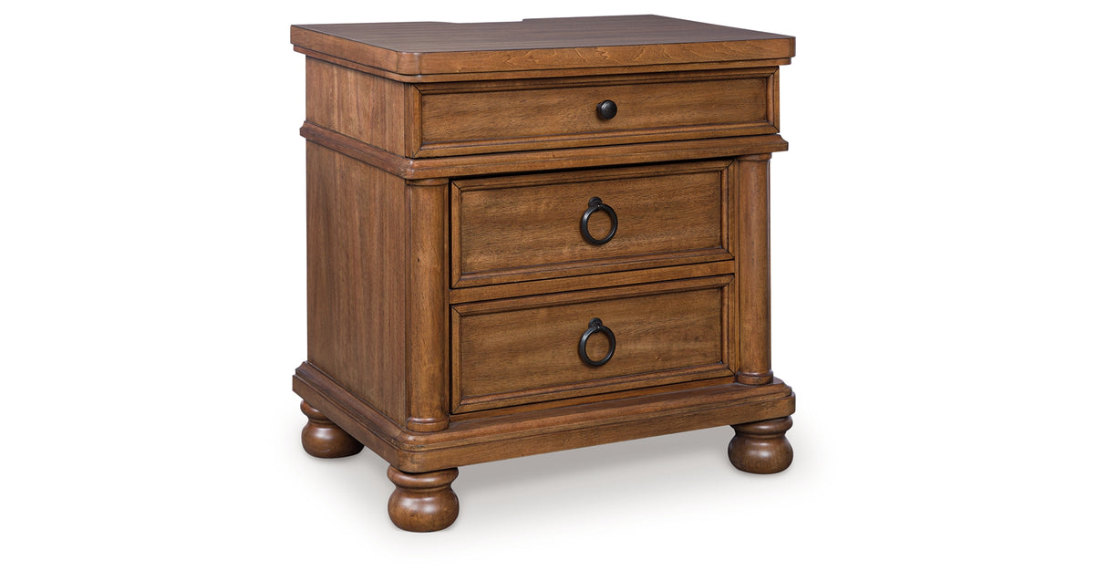 Rowlenstown Brown Nightstand from Ashley - Luna Furniture