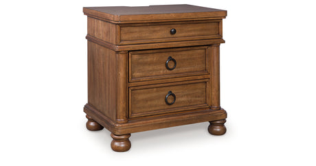 Rowlenstown Brown Nightstand from Ashley - Luna Furniture