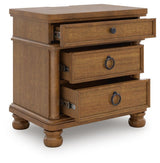 Rowlenstown Brown Nightstand from Ashley - Luna Furniture