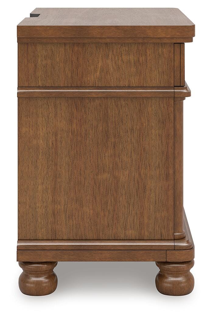 Rowlenstown Brown Nightstand from Ashley - Luna Furniture