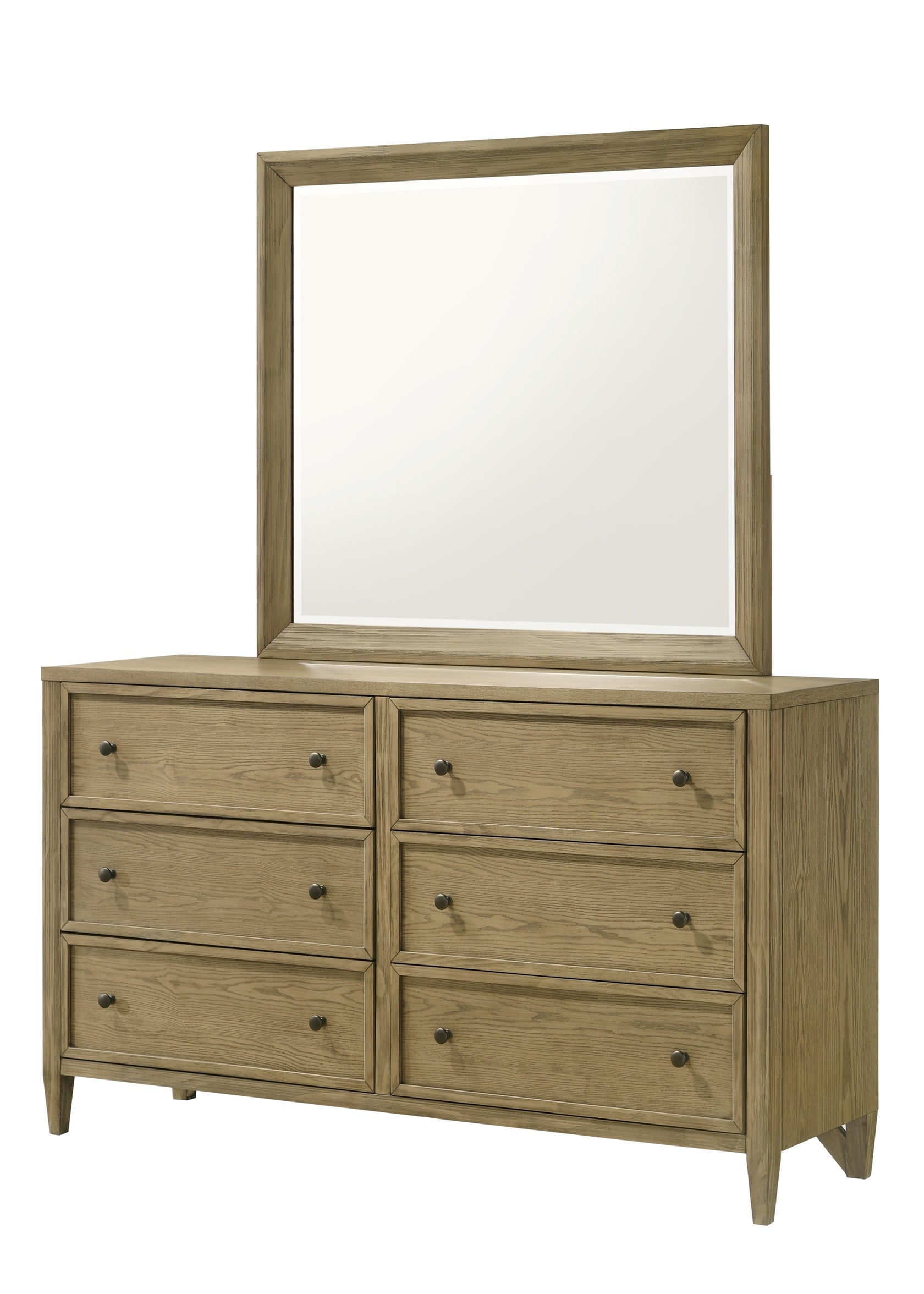 Sienna Rustic Natural Dresser Mirror (Mirror Only) from Crown Mark - Luna Furniture