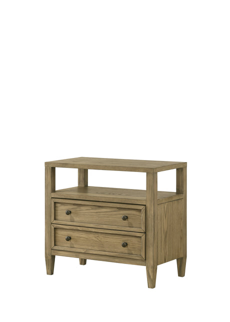 Sienna Rustic Natural Canopy Platform Bedroom Set from Crown Mark - Luna Furniture