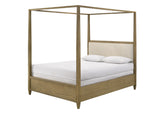Sienna Rustic Natural Queen Canopy Platform Bed from Crown Mark - Luna Furniture