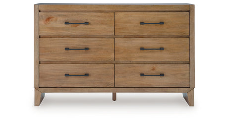 Sherbana Light Brown Dresser from Ashley Furniture - Luna Furniture
