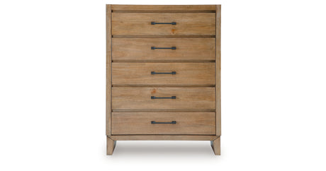 Sherbana Light Brown Chest of Drawers from Ashley Furniture - Luna Furniture