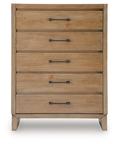 Sherbana Light Brown Chest of Drawers from Ashley Furniture - Luna Furniture