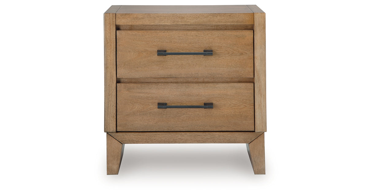 Sherbana Light Brown Nightstand from Ashley Furniture - Luna Furniture