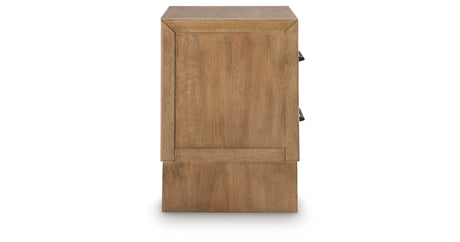 Sherbana Light Brown Nightstand from Ashley Furniture - Luna Furniture