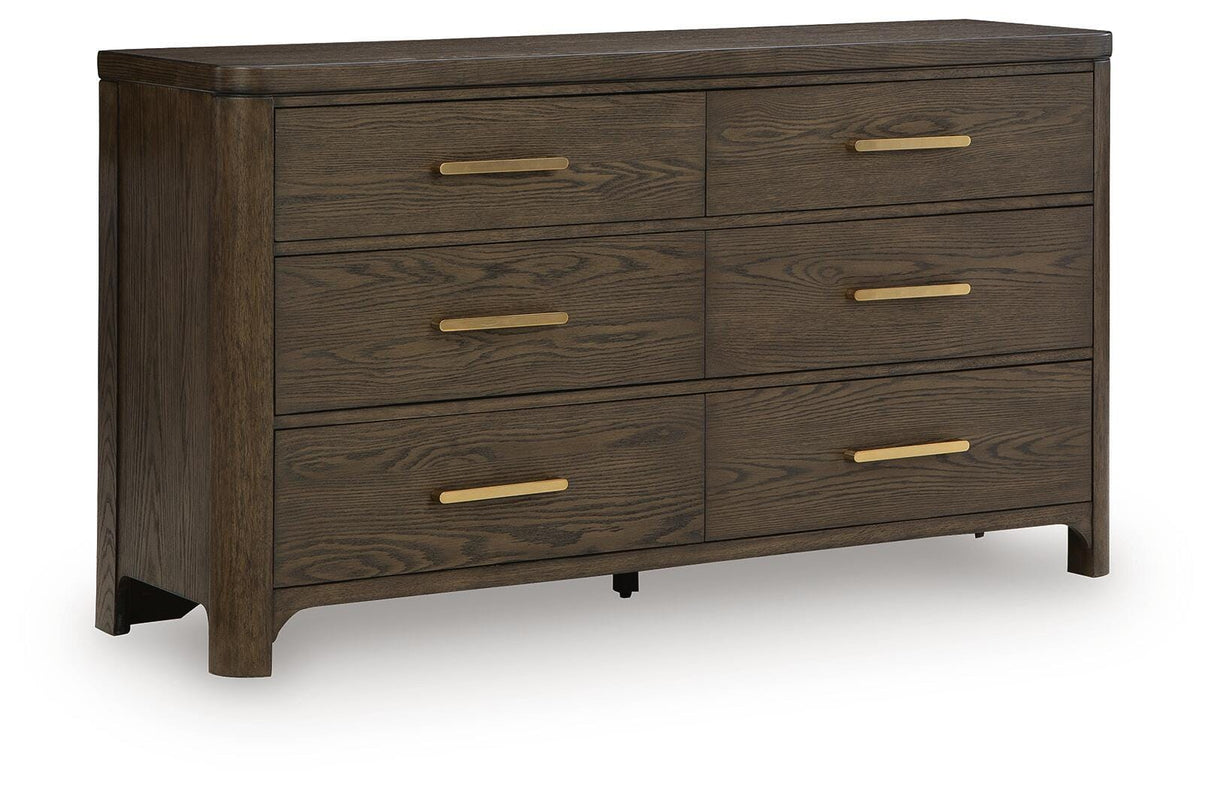 Radkin Burnished Brown Dresser from Ashley - Luna Furniture