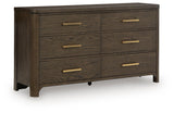 Radkin Burnished Brown Dresser from Ashley - Luna Furniture