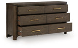 Radkin Burnished Brown Dresser from Ashley - Luna Furniture