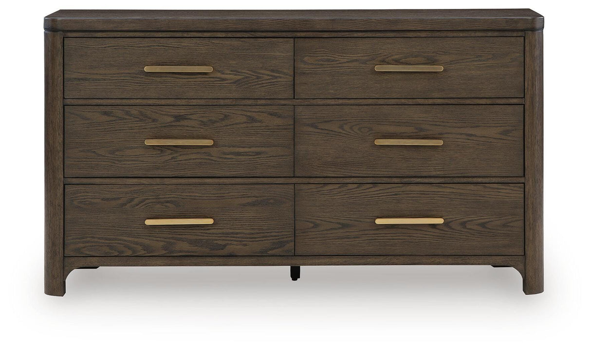 Radkin Burnished Brown Dresser from Ashley - Luna Furniture