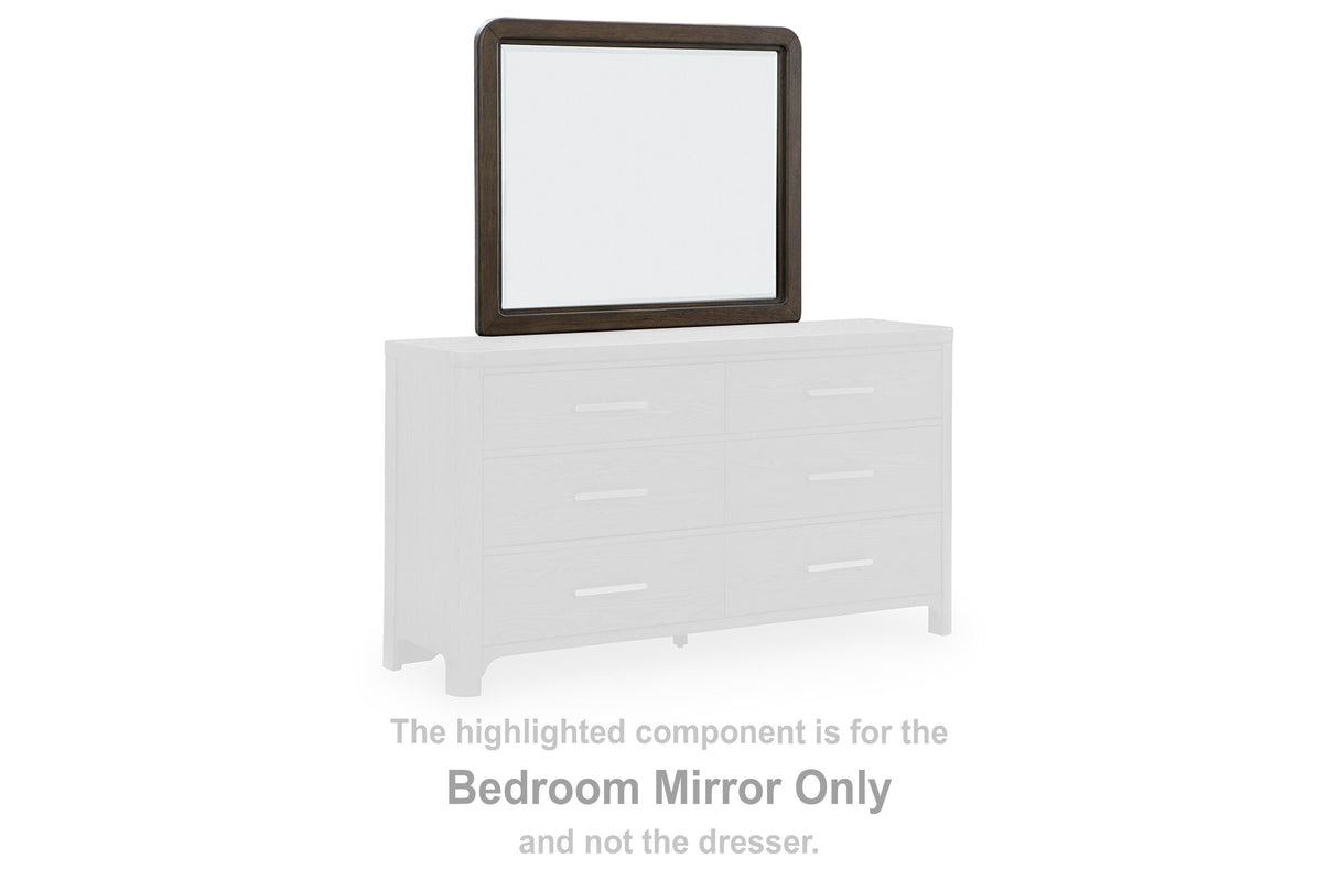 Radkin Burnished Brown Bedroom Mirror from Ashley - Luna Furniture