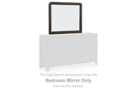Radkin Burnished Brown Bedroom Mirror from Ashley - Luna Furniture