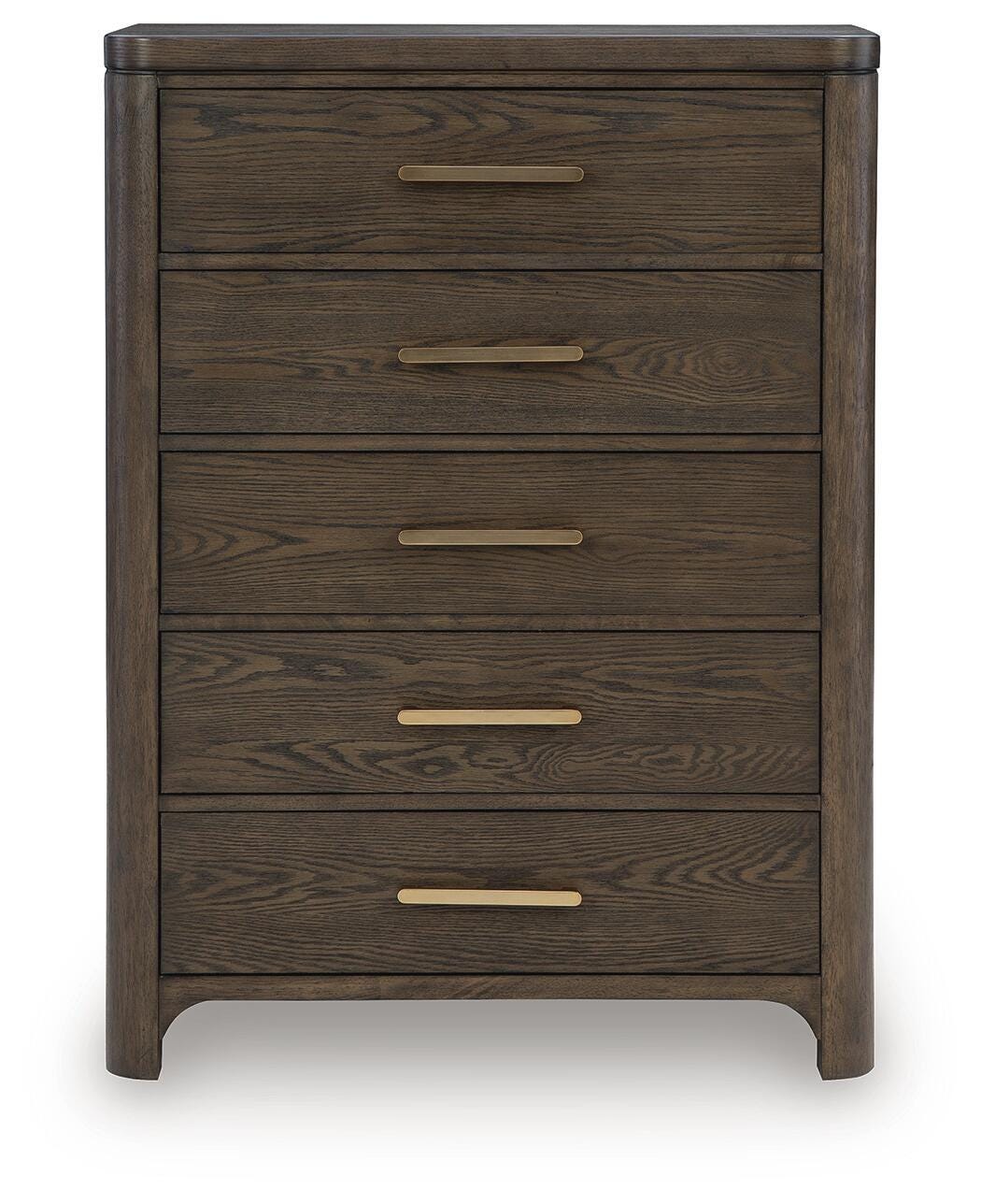 Radkin Burnished Brown Chest of Drawers from Ashley - Luna Furniture