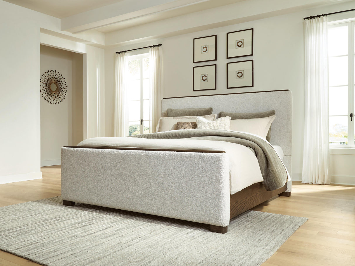 Radkin Burnished Brown California King Uphostered Panel Bed from Ashley - Luna Furniture