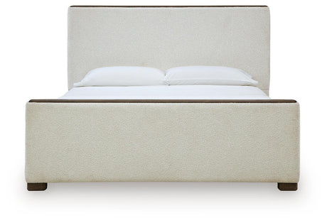 Radkin Burnished Brown California King Uphostered Panel Bed from Ashley - Luna Furniture