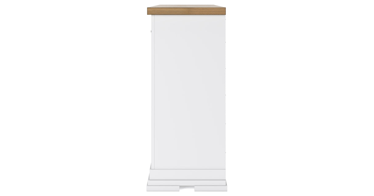 Ashbryn White/Natural Dresser from Ashley Furniture - Luna Furniture