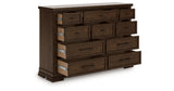 Taffenbrook Medium Brown Dresser from Ashley - Luna Furniture