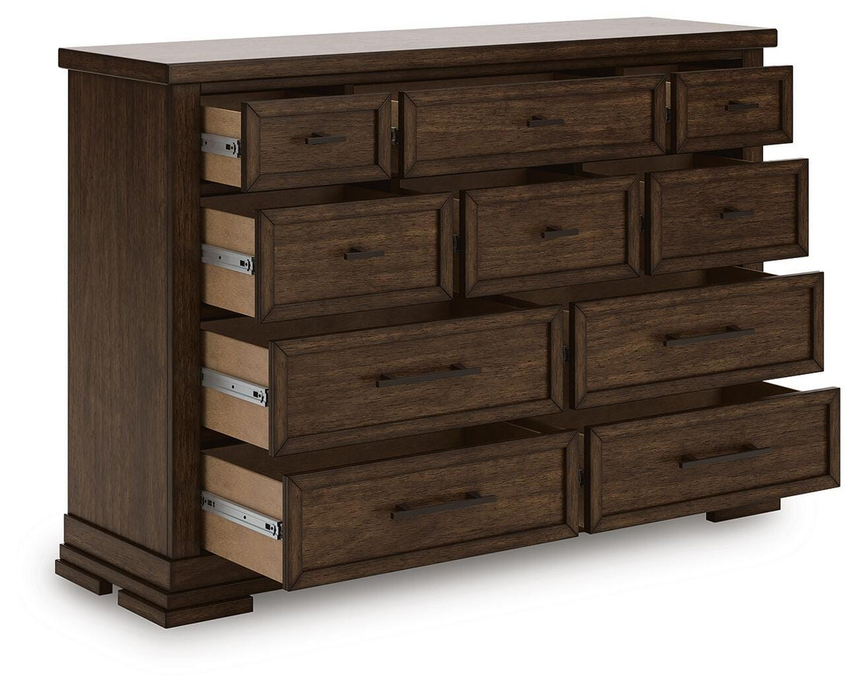 Taffenbrook Medium Brown Dresser from Ashley - Luna Furniture