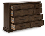 Taffenbrook Medium Brown Dresser from Ashley - Luna Furniture