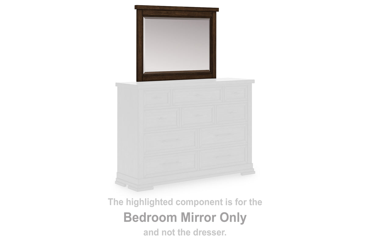Taffenbrook Medium Brown Bedroom Mirror (Mirror Only) from Ashley - Luna Furniture