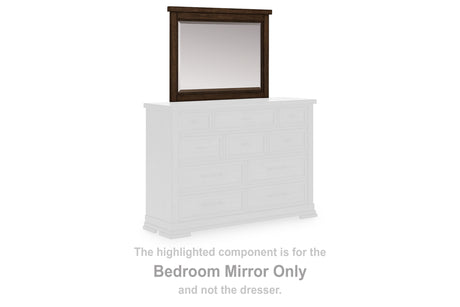 Taffenbrook Medium Brown Bedroom Mirror (Mirror Only) from Ashley - Luna Furniture
