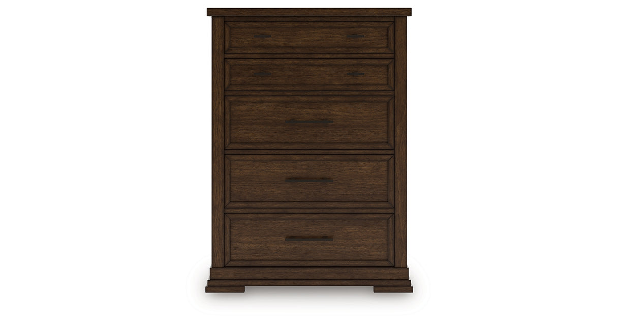 Taffenbrook Medium Brown Chest of Drawers from Ashley Furniture - Luna Furniture