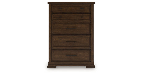 Taffenbrook Medium Brown Chest of Drawers from Ashley - Luna Furniture