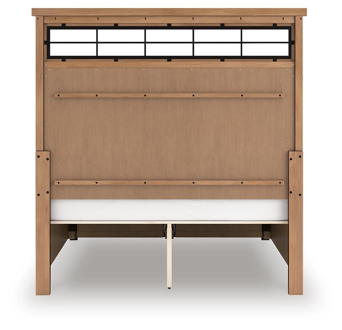 Taffenbrook Medium Brown Queen Storage Platform Bed from Ashley - Luna Furniture