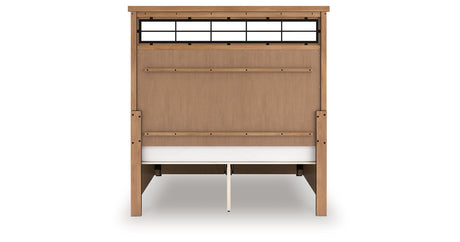 Taffenbrook Medium Brown Queen Storage Platform Bed from Ashley - Luna Furniture