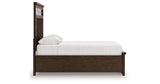 Taffenbrook Medium Brown Queen Storage Platform Bed from Ashley - Luna Furniture
