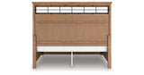 Taffenbrook Medium Brown California King Panel Storage Bed from Ashley - Luna Furniture