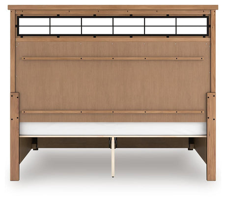 Taffenbrook Medium Brown King Storage Platform Bed from Ashley - Luna Furniture