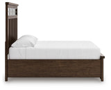 Taffenbrook Medium Brown King Storage Platform Bed from Ashley - Luna Furniture