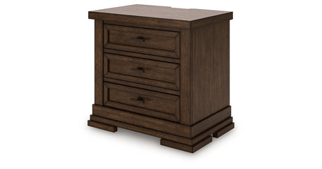 Taffenbrook Medium Brown Nightstand from Ashley - Luna Furniture