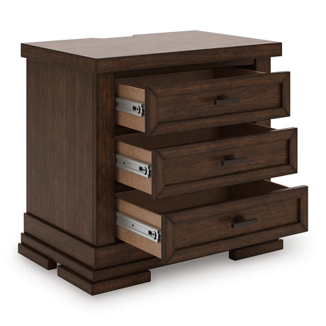 Taffenbrook Medium Brown Storage Platform Set from Ashley - Luna Furniture